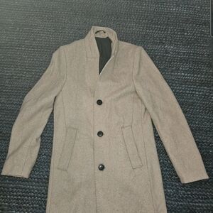 H&M Men's Beige Trench Coat